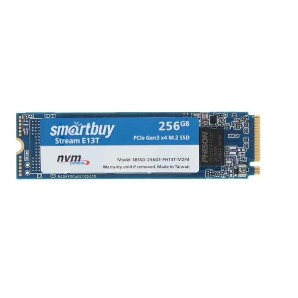 

SSD накопитель SmartBuy Stream E13T M.2 2280 256 ГБ (SBSSD256-STE14-M2P3), Stream E13T