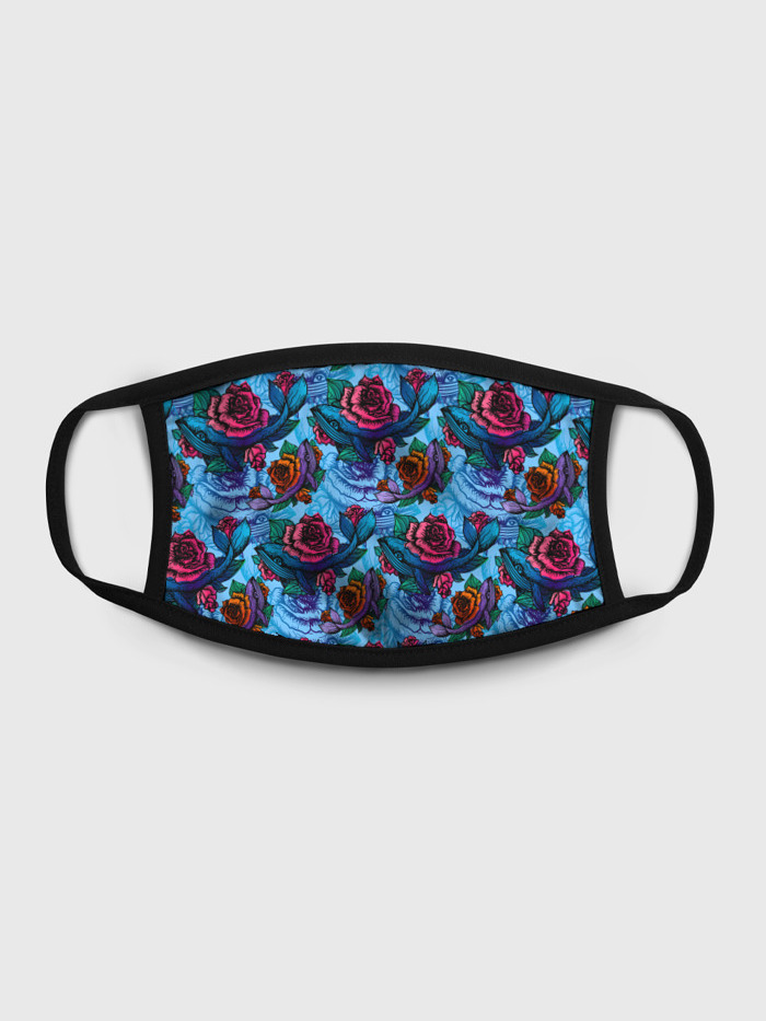 

Многоразовая маска унисекс Burnettie Киты И Цветы, Разноцветный, Киты И Цветы