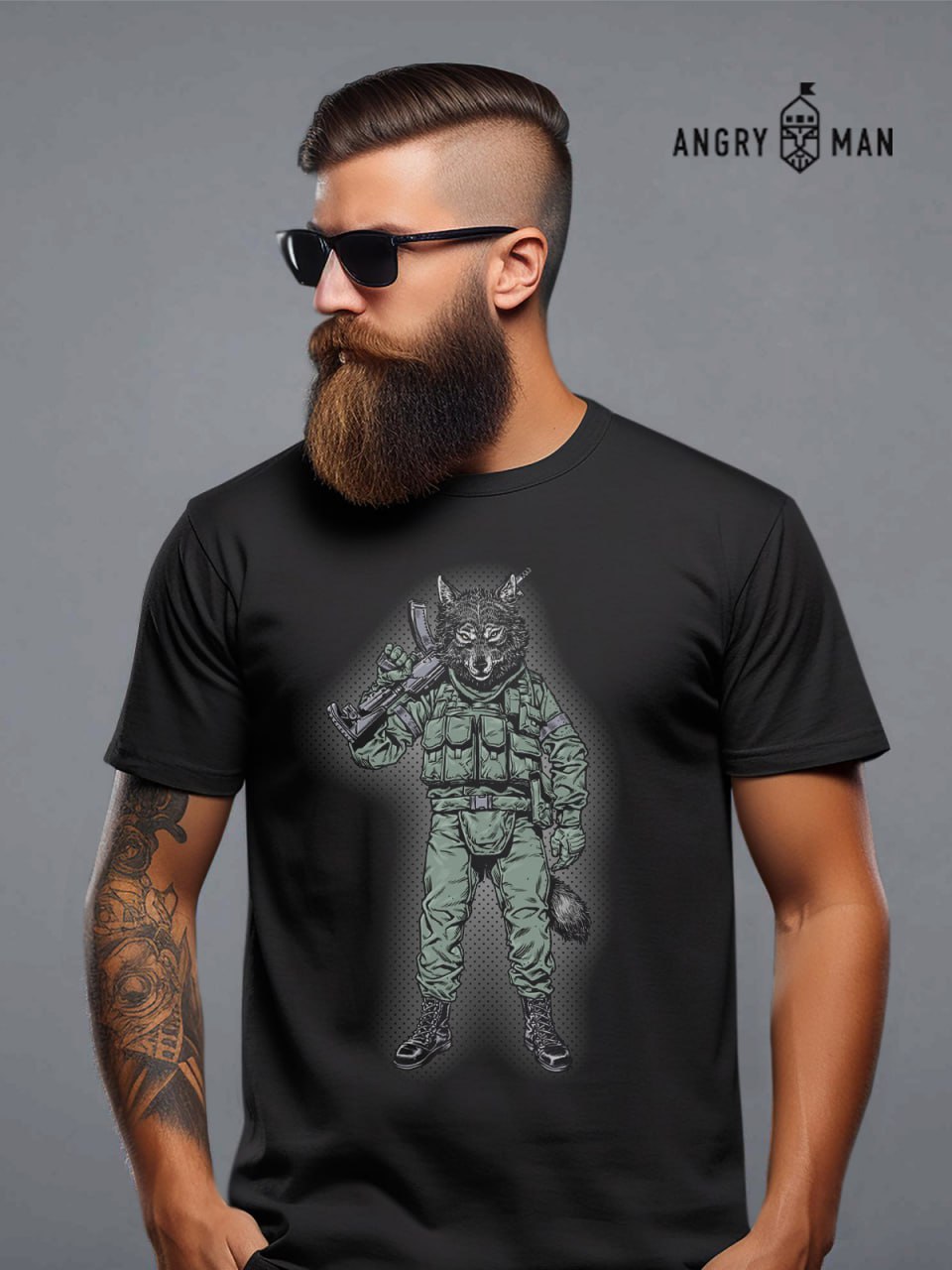 

Футболка мужская Angryman AMW006 черная 2XL, Черный, AMW006