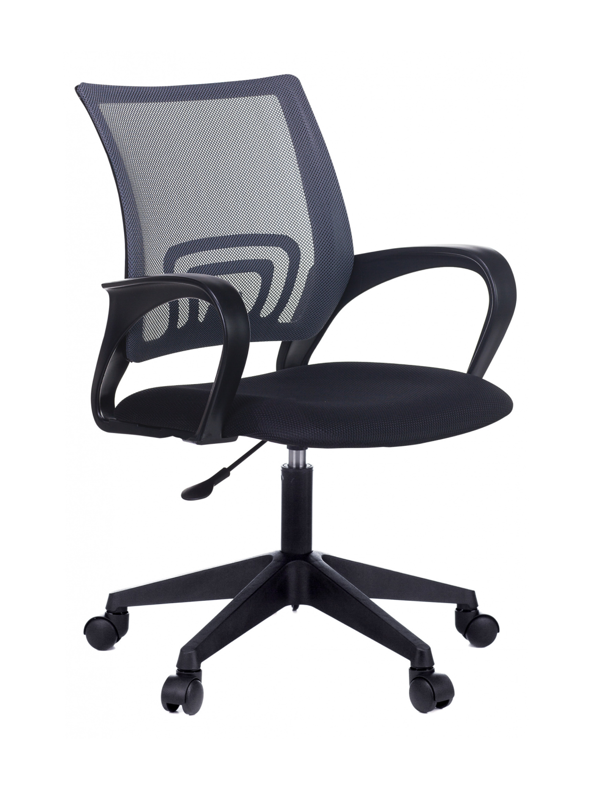 Кресло компьютерное офисное Бюрократ CH-695NLT сетка/ткань, темно-серый/черный