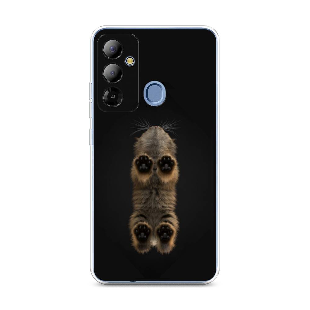 

Чехол Awog на Tecno Pop 6 Go "Кошачьи лапки", Черный, 302950-1