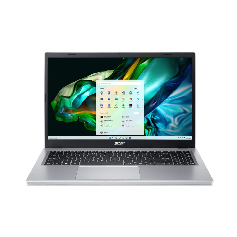 15.6 acer aspire 3 a315 24p. Ноутбук Acer a315-24p серебристый (NX.KDEEP.008) В руках.