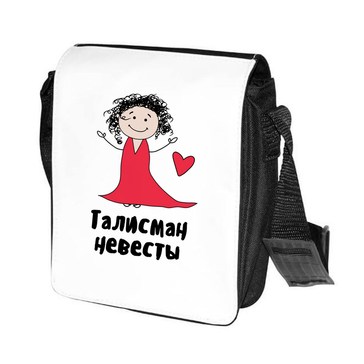 

Сумка женская CoolPodarok CN0151718 черно-белый, Черный;белый, CN0151718
