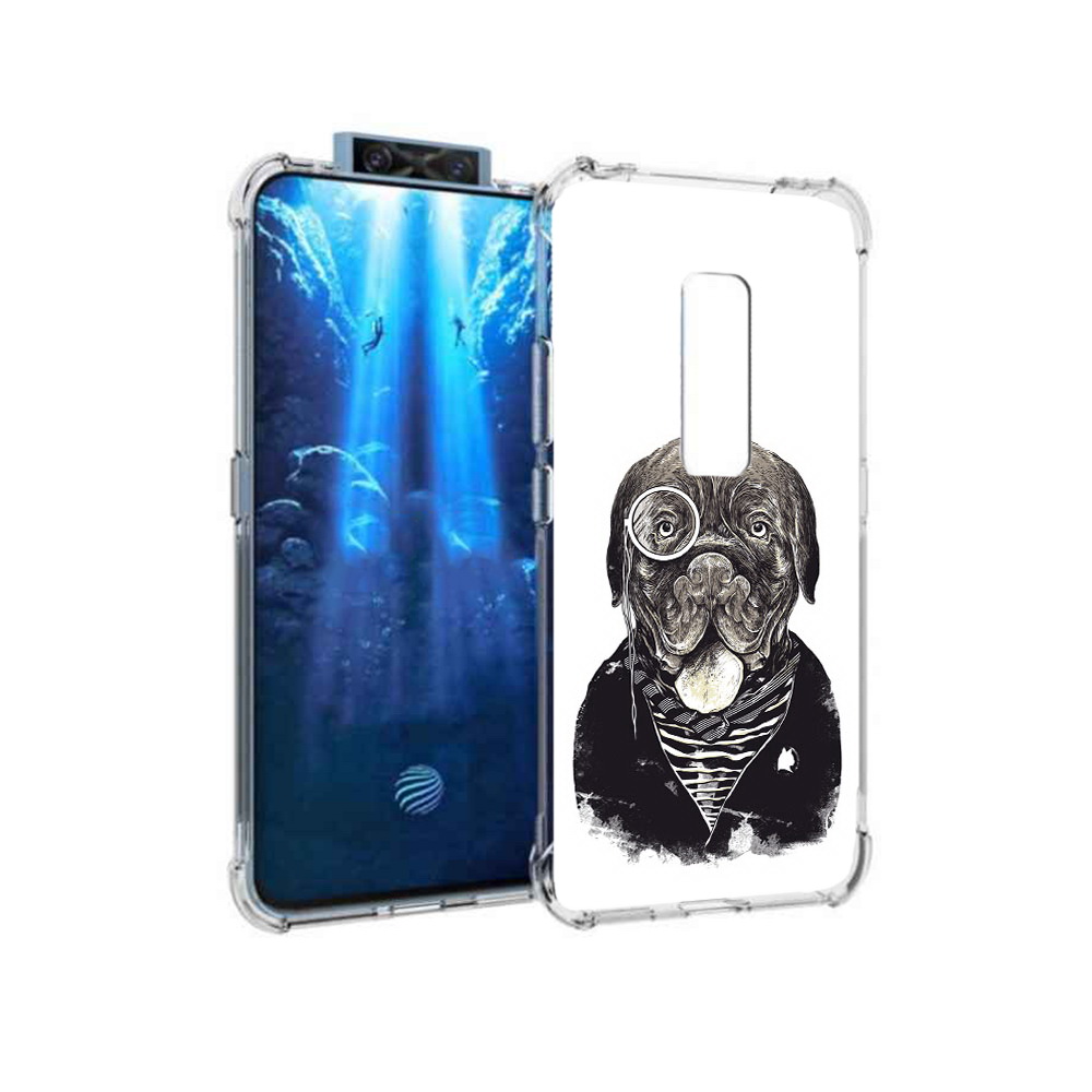

Чехол MyPads Tocco для Vivo V17 Pro солидный песик (PT226965.387.615), Прозрачный, Tocco