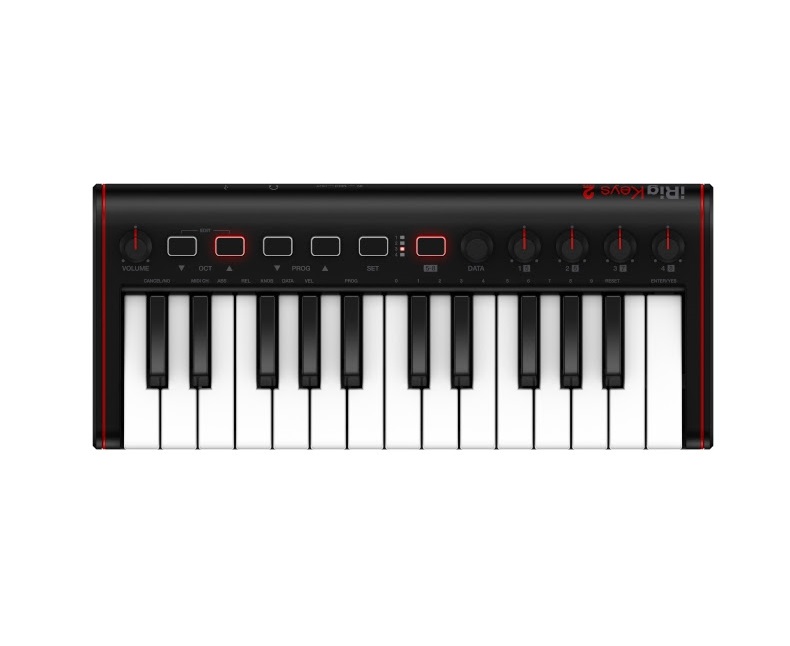 фото Midi-клавиатура ik multimedia irig keys mini (black)