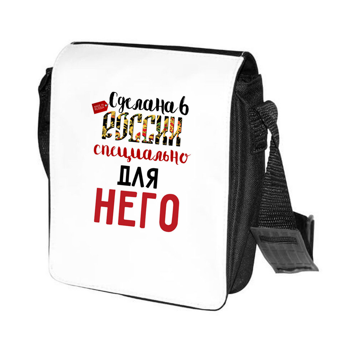 

Сумка женская CoolPodarok CN015978 черно-белый, Черный;белый, CN015978