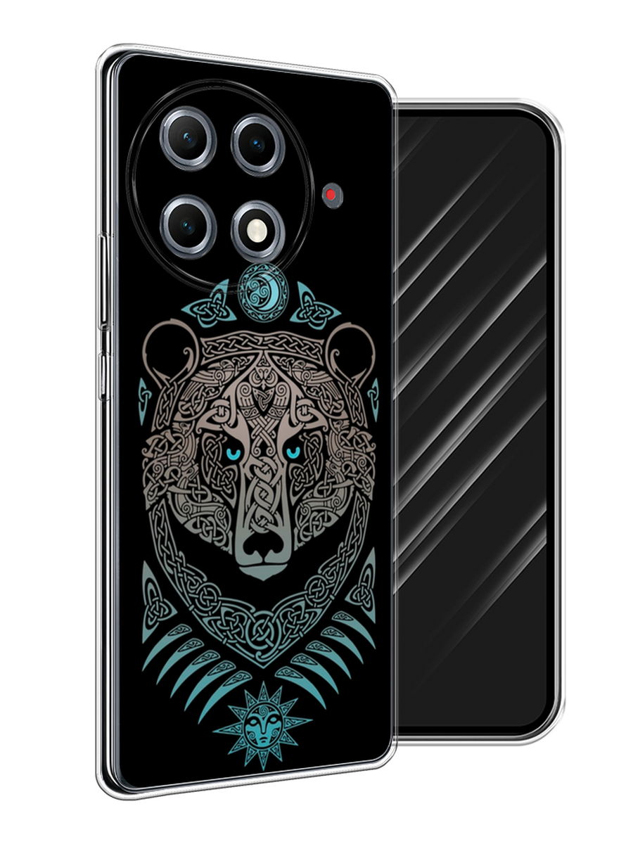 

Чехол Awog на Tecno Camon 30S Pro "Кельтский медведь", Черный;серый, 309550-1