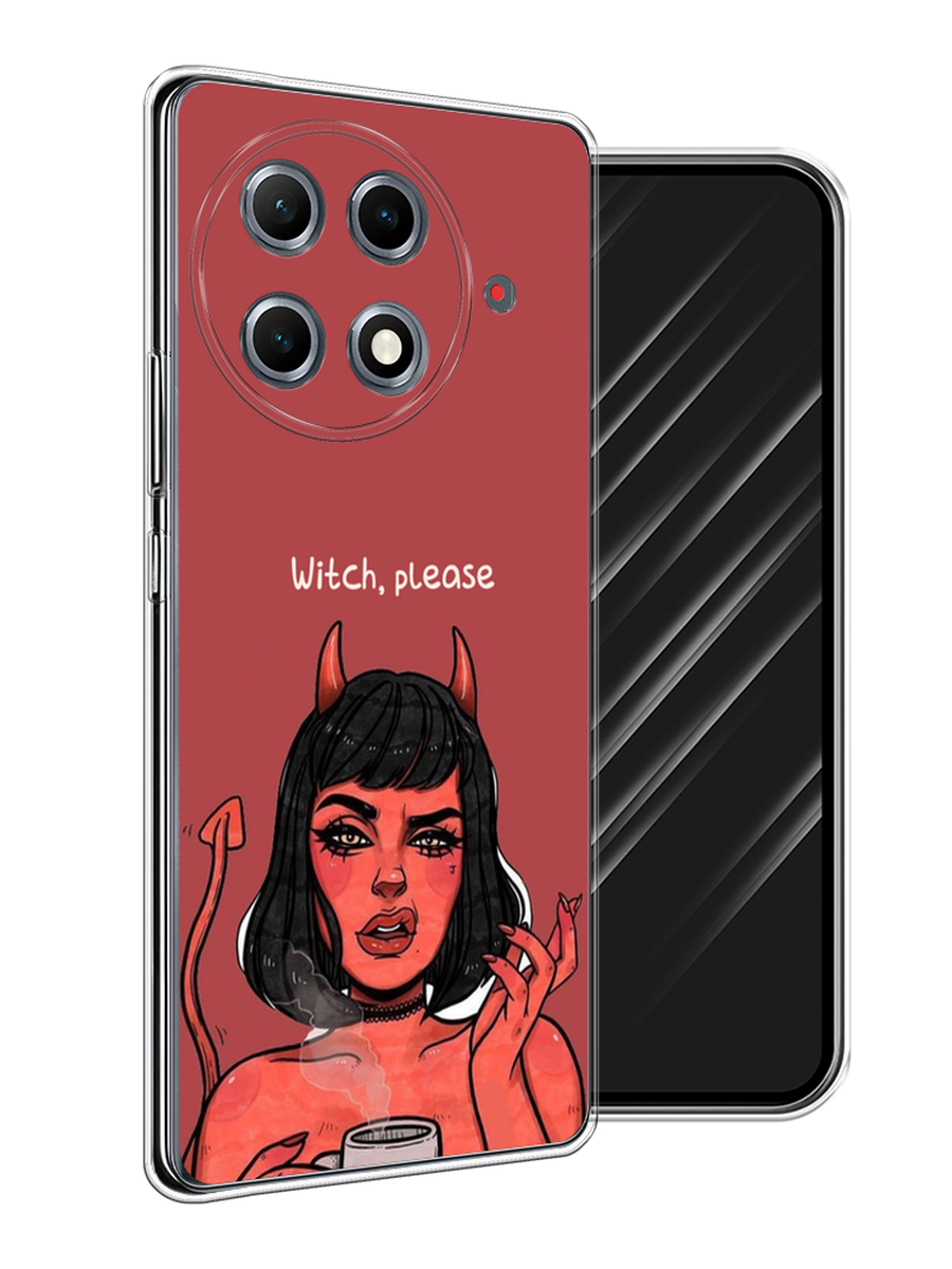 

Чехол Awog на Tecno Camon 30S Pro "Evil Girl", Бордовый;черный, 309550-1