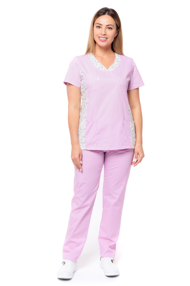 фото Костюм медицинский женский medicalwear магнолия 102 фиолетовый 46 ru