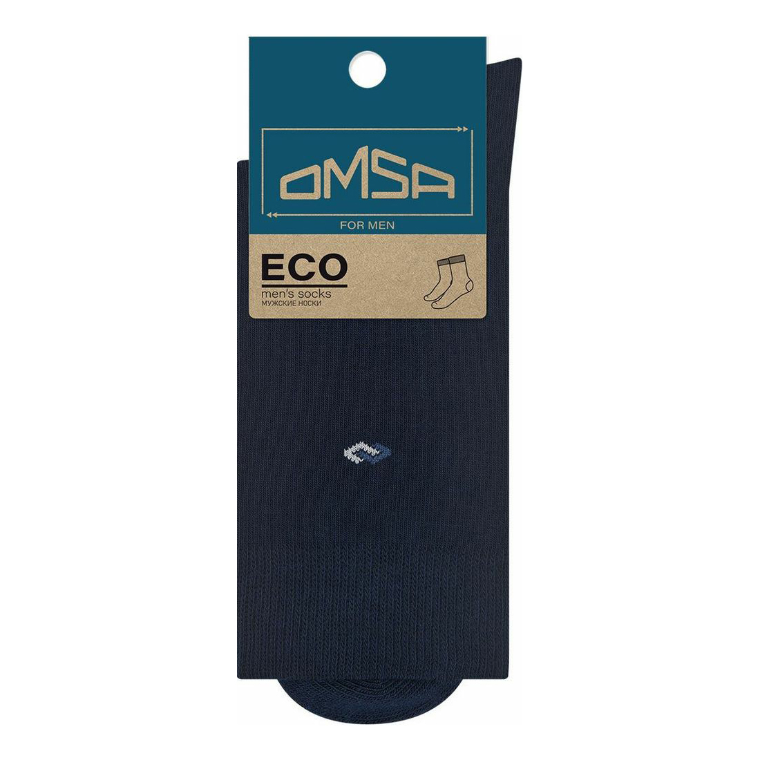 

Носки мужские Omsa синие 39-41, Синий