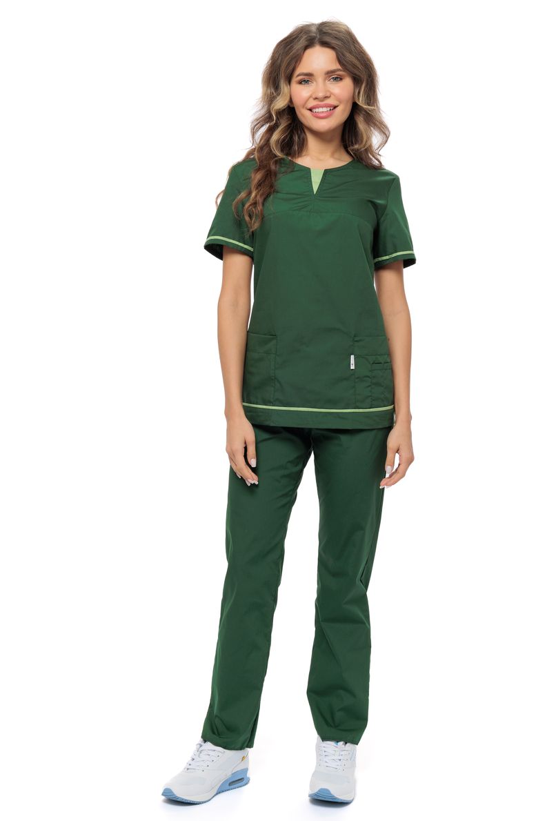 фото Костюм медицинский женский medicalwear дана 108 зеленый 40 ru