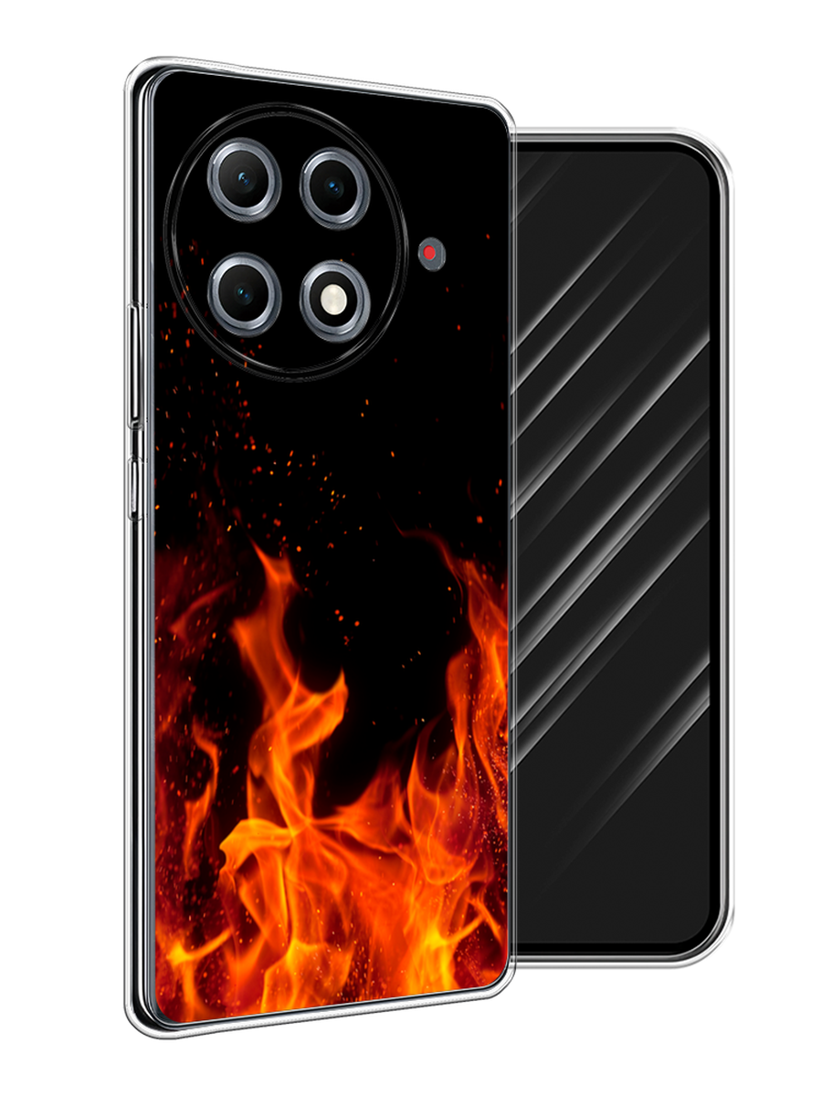 

Чехол Awog на Tecno Camon 30S Pro "Все в огне", Оранжевый;черный, 309550-1