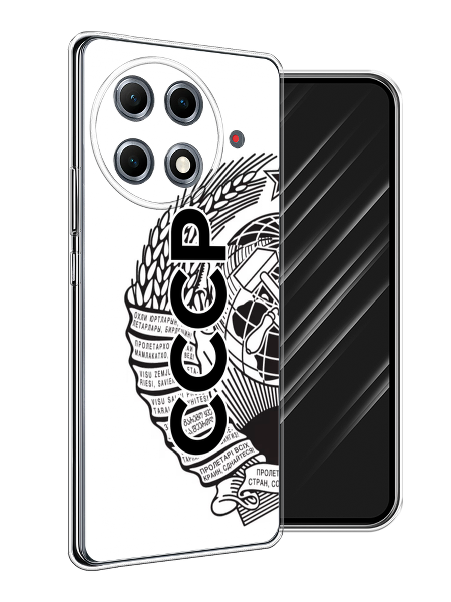 

Чехол Awog на Tecno Camon 30S Pro "Герб СССР", Черный;серый;белый, 309550-1