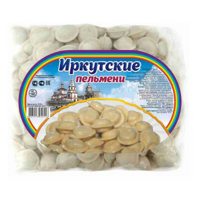 

Пельмени Знатные продукты Иркутские 800 г