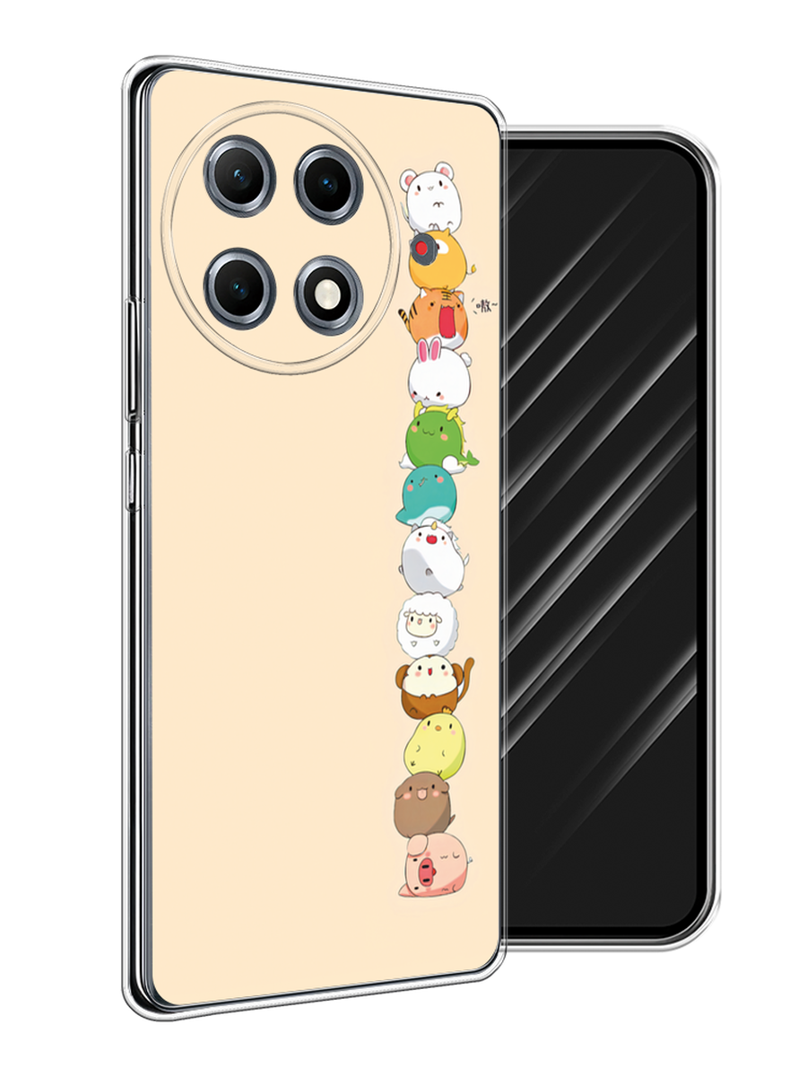 

Чехол Awog на Tecno Camon 30S Pro "Питомцы Чиби", Желтый, 309550-1