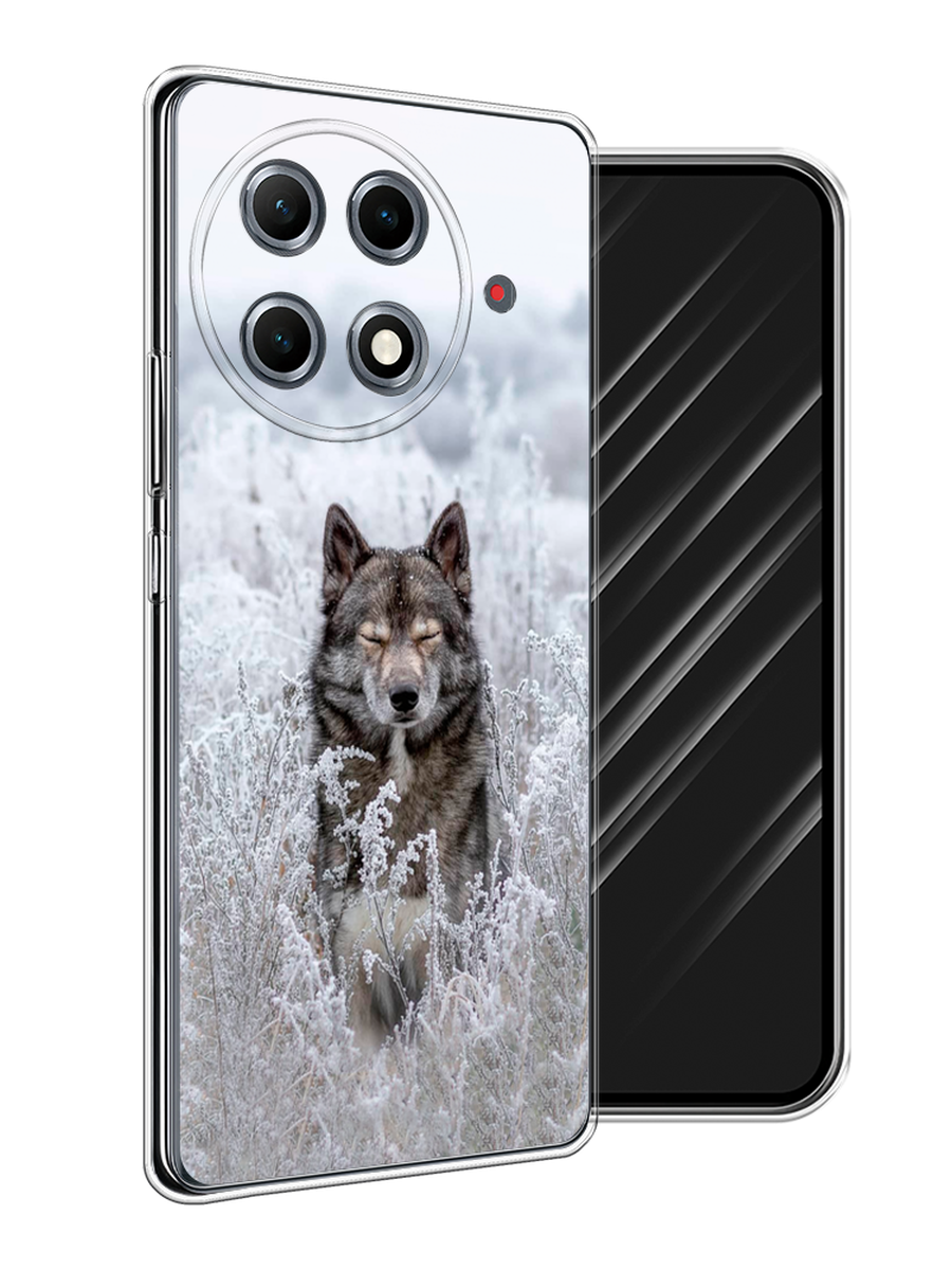 

Чехол Awog на Tecno Camon 30S Pro "Волк в поле", Белый;черный, 309550-1