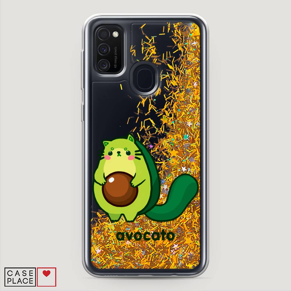 

Жидкий чехол с блестками "Avocato" на Samsung Galaxy M21, 29790-1