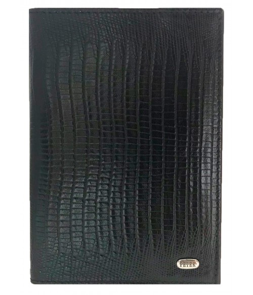 

Обложка для паспорта унисекс PETEK 581 черная, 581