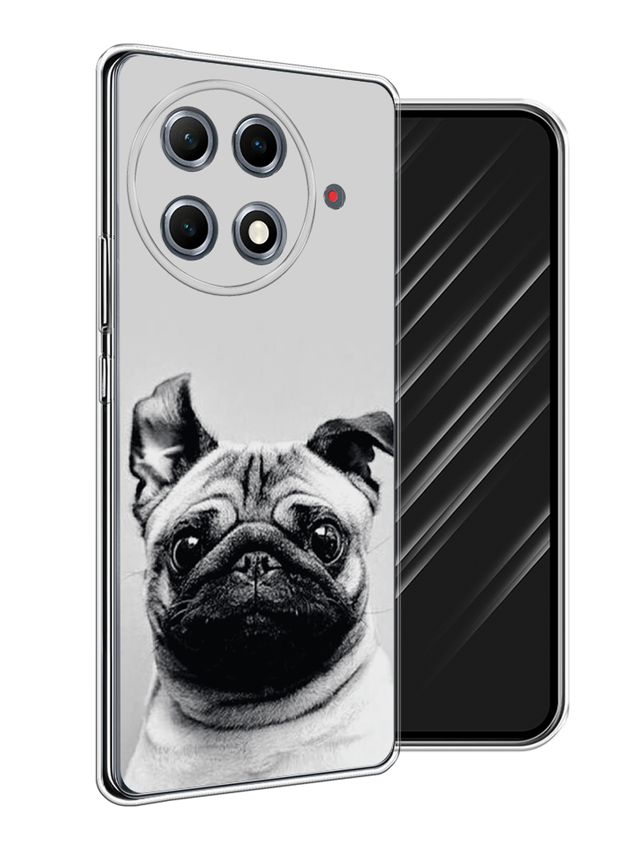 

Чехол Awog на Tecno Camon 30S Pro "Ушастый мопс", Серый, 309550-1