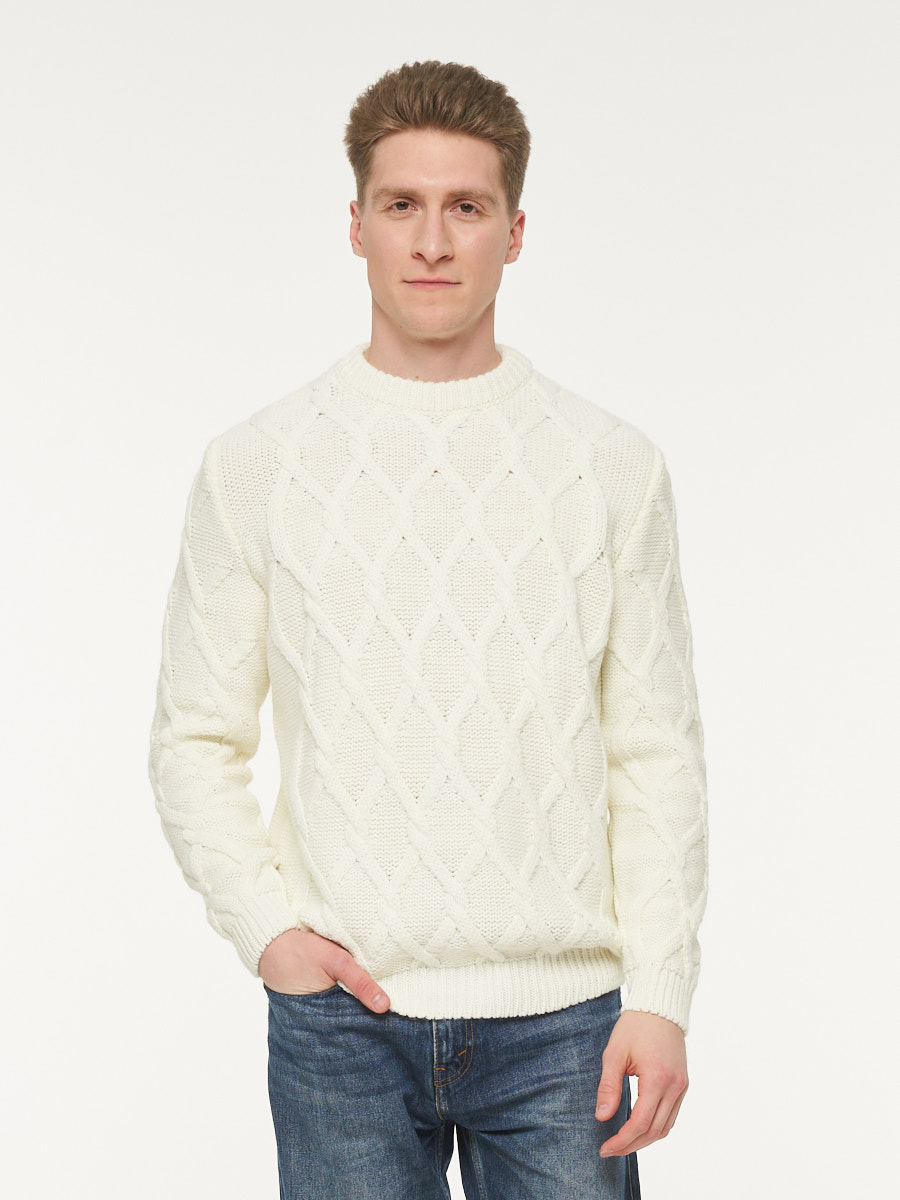 

Джемпер мужской BY212-15029 BE YOU белый 54 RU, BY212-15029