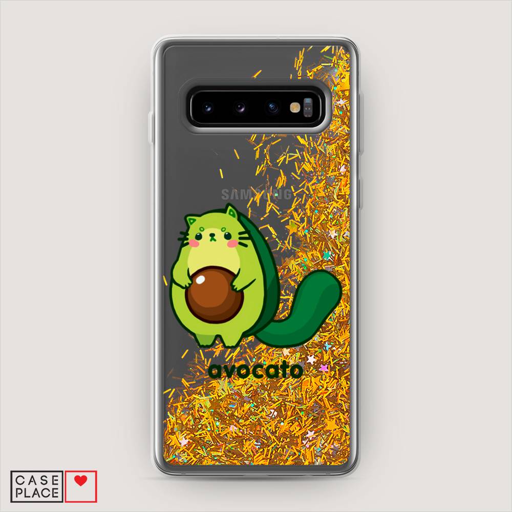 

Жидкий чехол с блестками "Avocato" на Samsung Galaxy S10, 27090-1