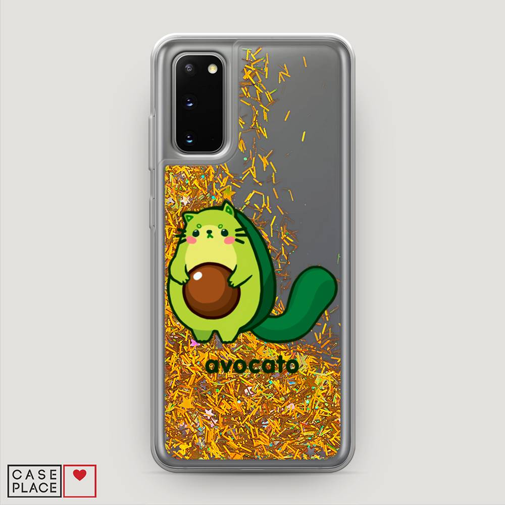 

Жидкий чехол с блестками "Avocato" на Samsung Galaxy S20, 29290-1