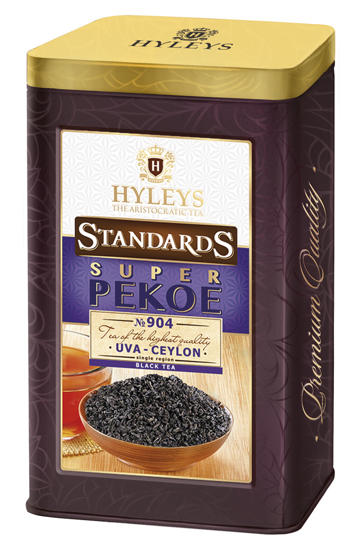 Черный чай Hyleys Стандарт Супер ПЕКОЕ № 904, 80 г