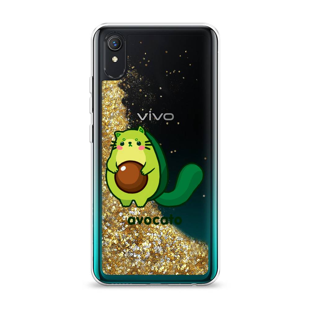 

Жидкий чехол с блестками "Avocato" на Vivo Y1s, 263290-1
