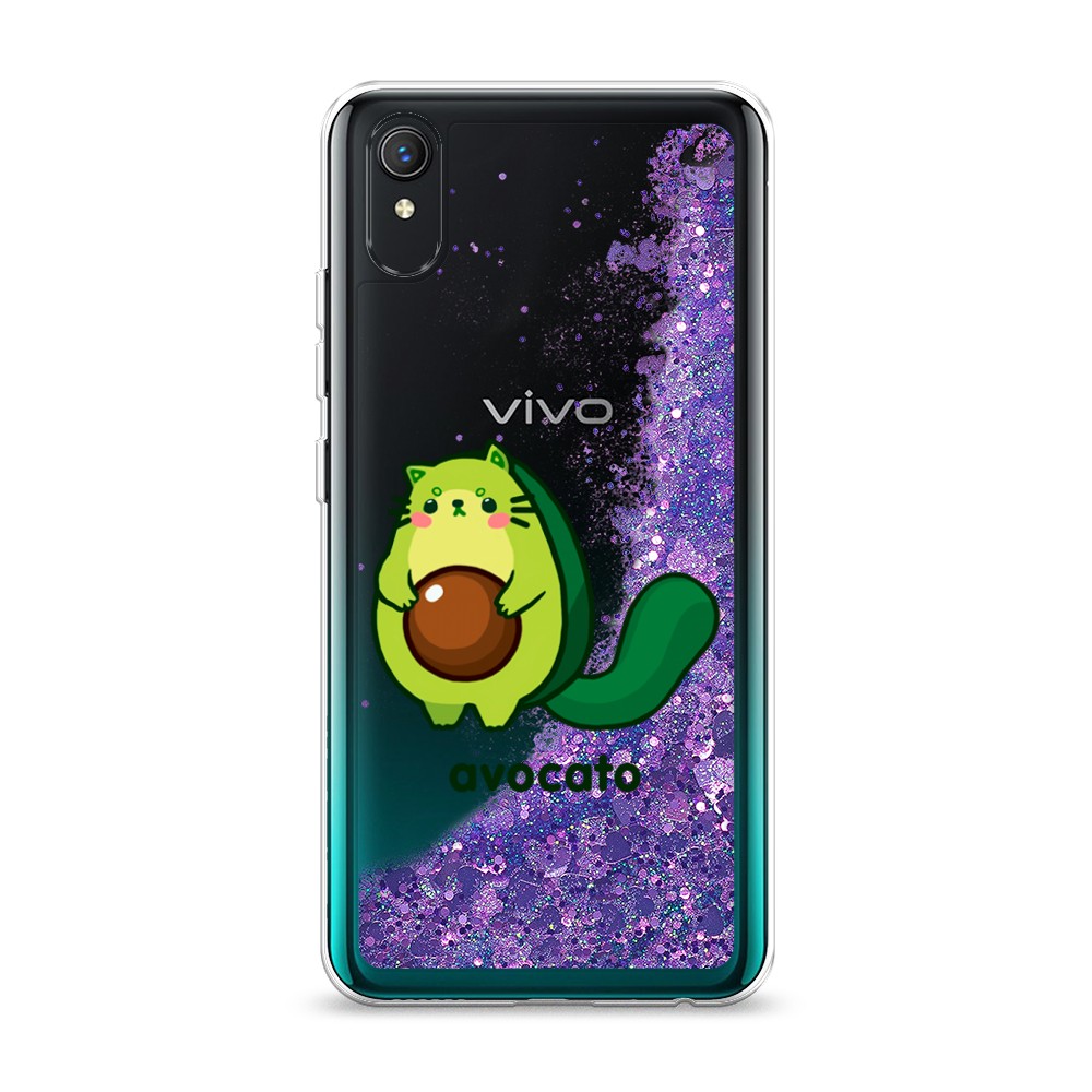 

Жидкий чехол с блестками "Avocato" на Vivo Y1s, 263292-1