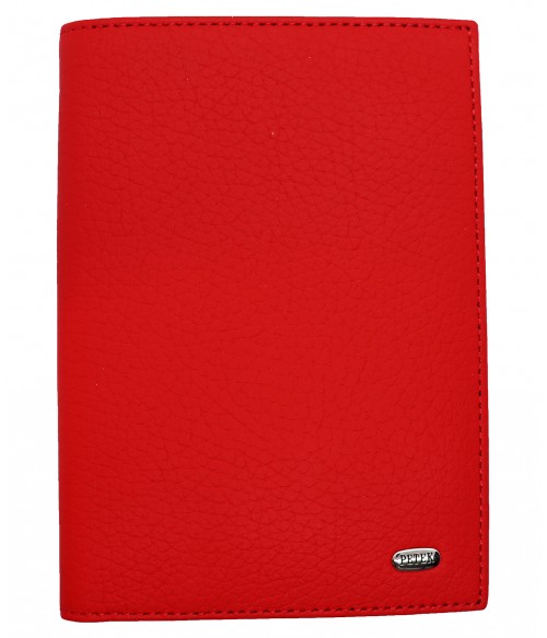 

Обложка для паспорта унисекс PETEK 651 красная, Красный, 651