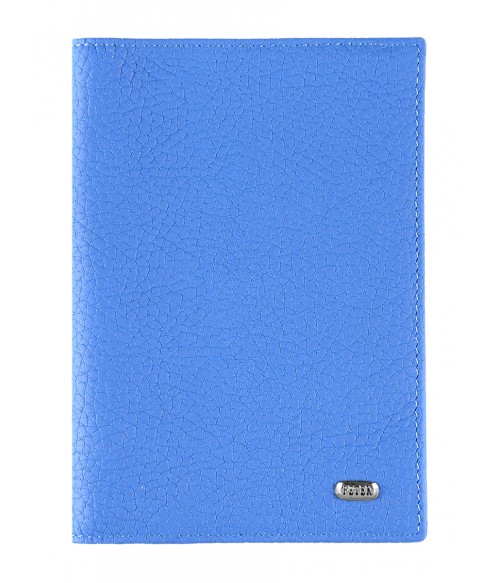 

Обложка для паспорта унисекс PETEK 651 синяя, 651
