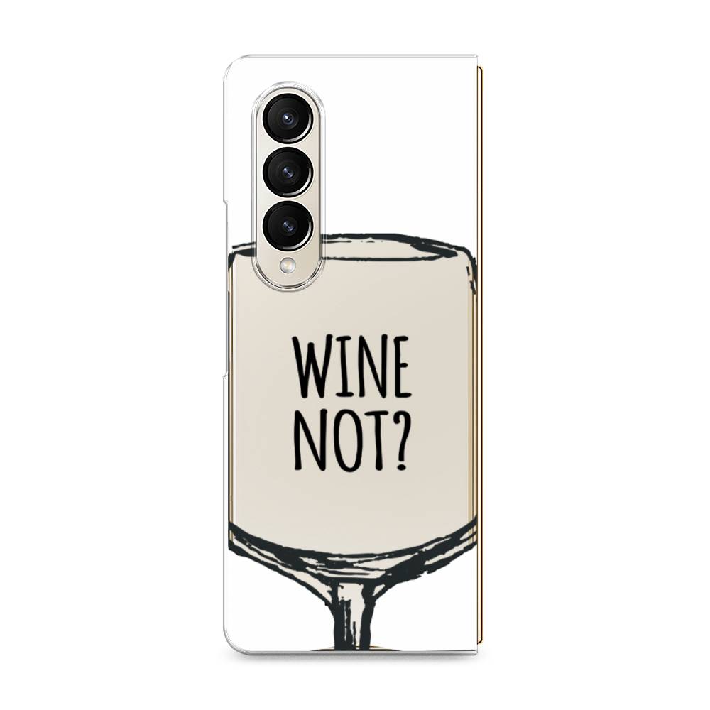 

Чехол на Samsung Galaxy Z Fold 4 "Wine not white", Белый, 2106950-6