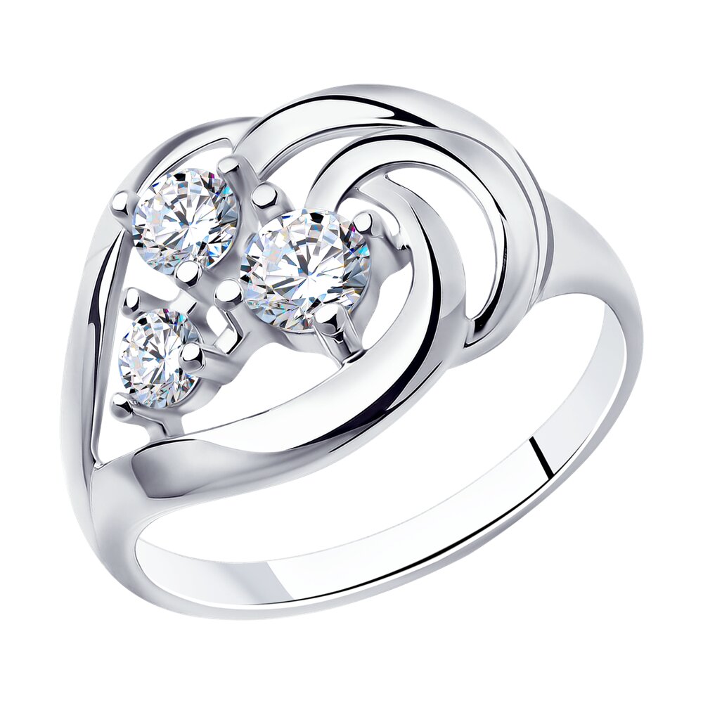 

Кольцо из серебра р. 20,5 Diamant 94-110-00542-1, фианит, 94-110-00542-1