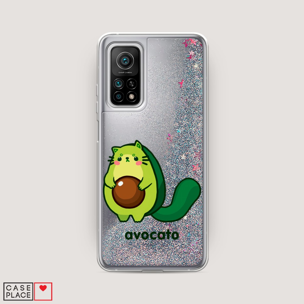 

Жидкий чехол с блестками "Avocato" на Xiaomi Mi 10T Pro