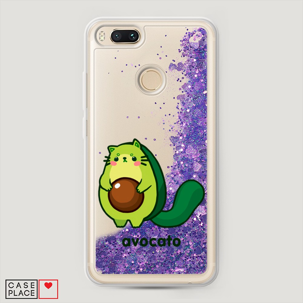 

Жидкий чехол с блестками "Avocato" на Xiaomi Mi A1, 32692-1