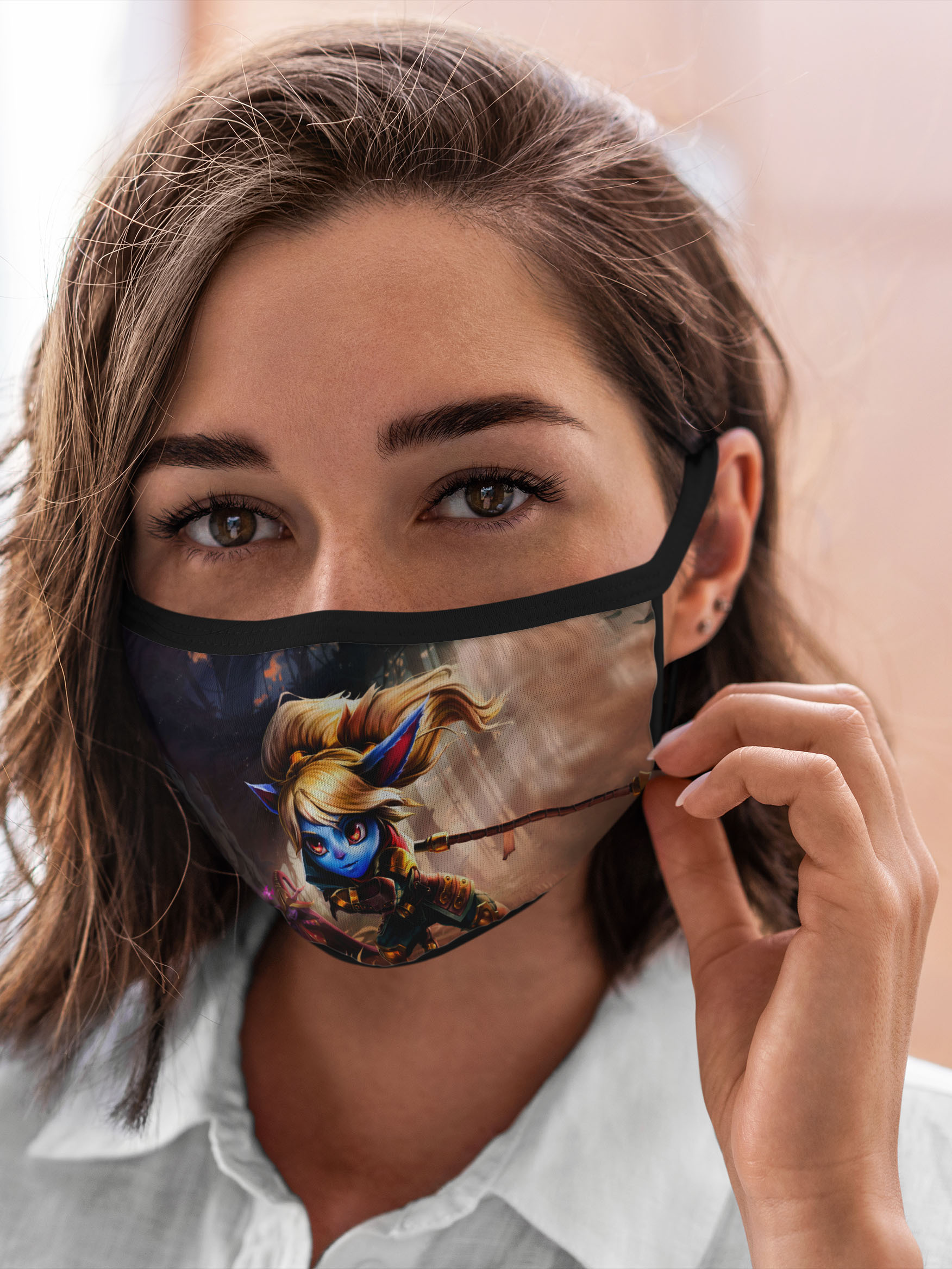 

Многоразовая маска унисекс Burnettie League Of Legends Поппи Хранительница Молота, Разноцветный, League Of Legends Поппи Хранительница Молота