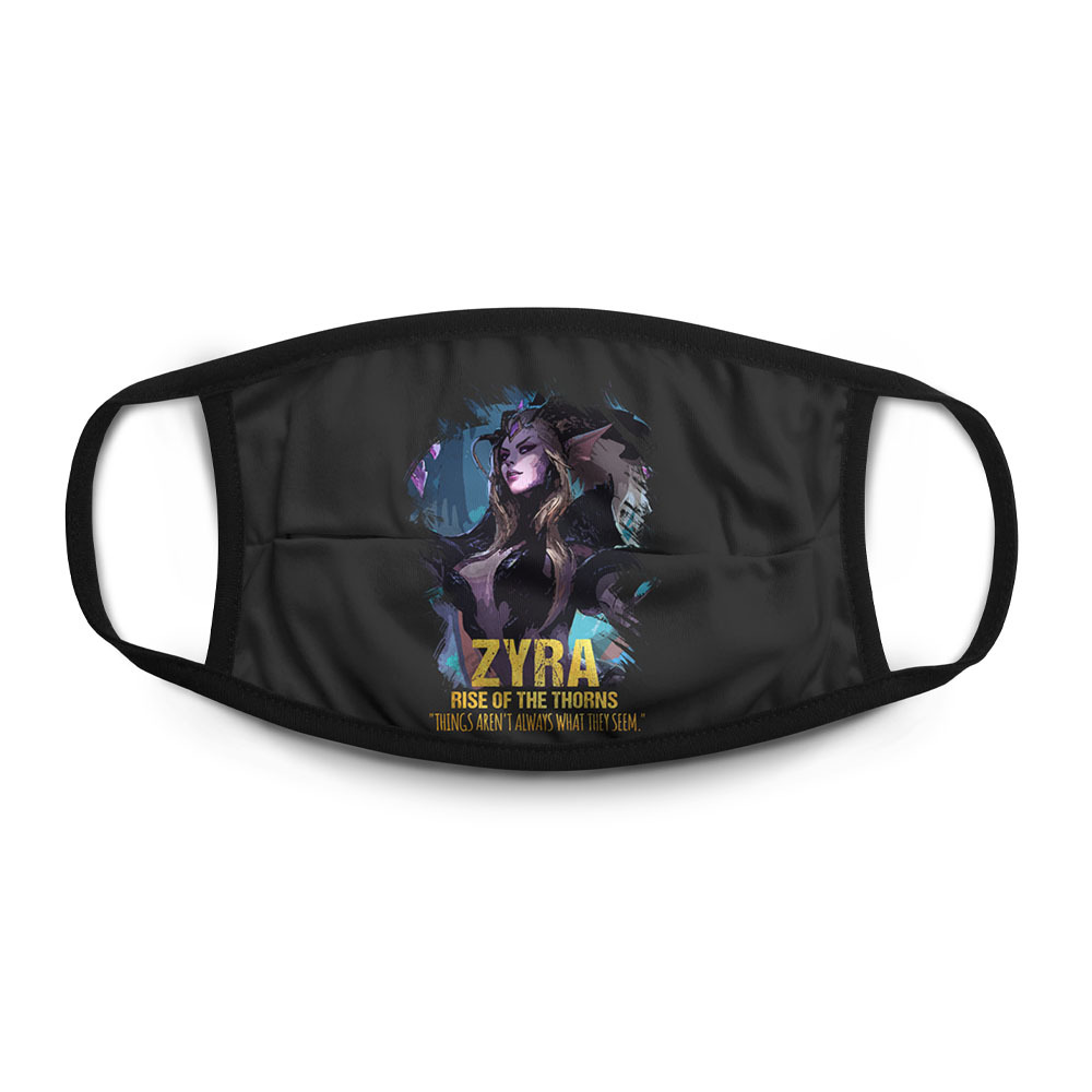 

Многоразовая маска унисекс Burnettie League Of Legends Zyra, Разноцветный, League Of Legends Zyra