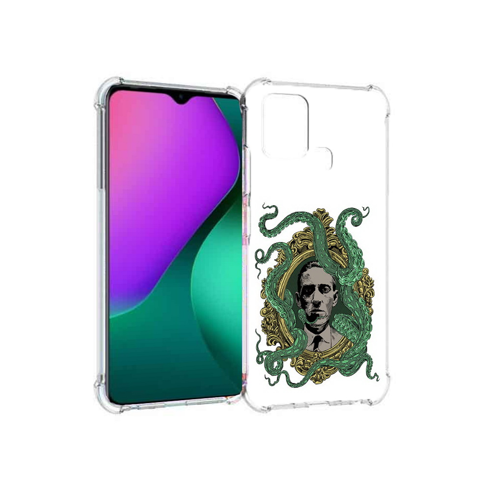 

Чехол MyPads Tocco для Infinix Hot 10 Play портрет с кракеном, Прозрачный, Tocco
