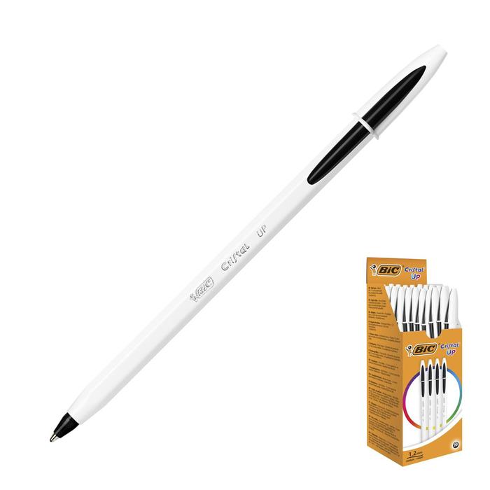 

Ручка шариковая BIC Round Stic, узел 1.2 мм, среднее письмо, чернила чёрные, экономичный р