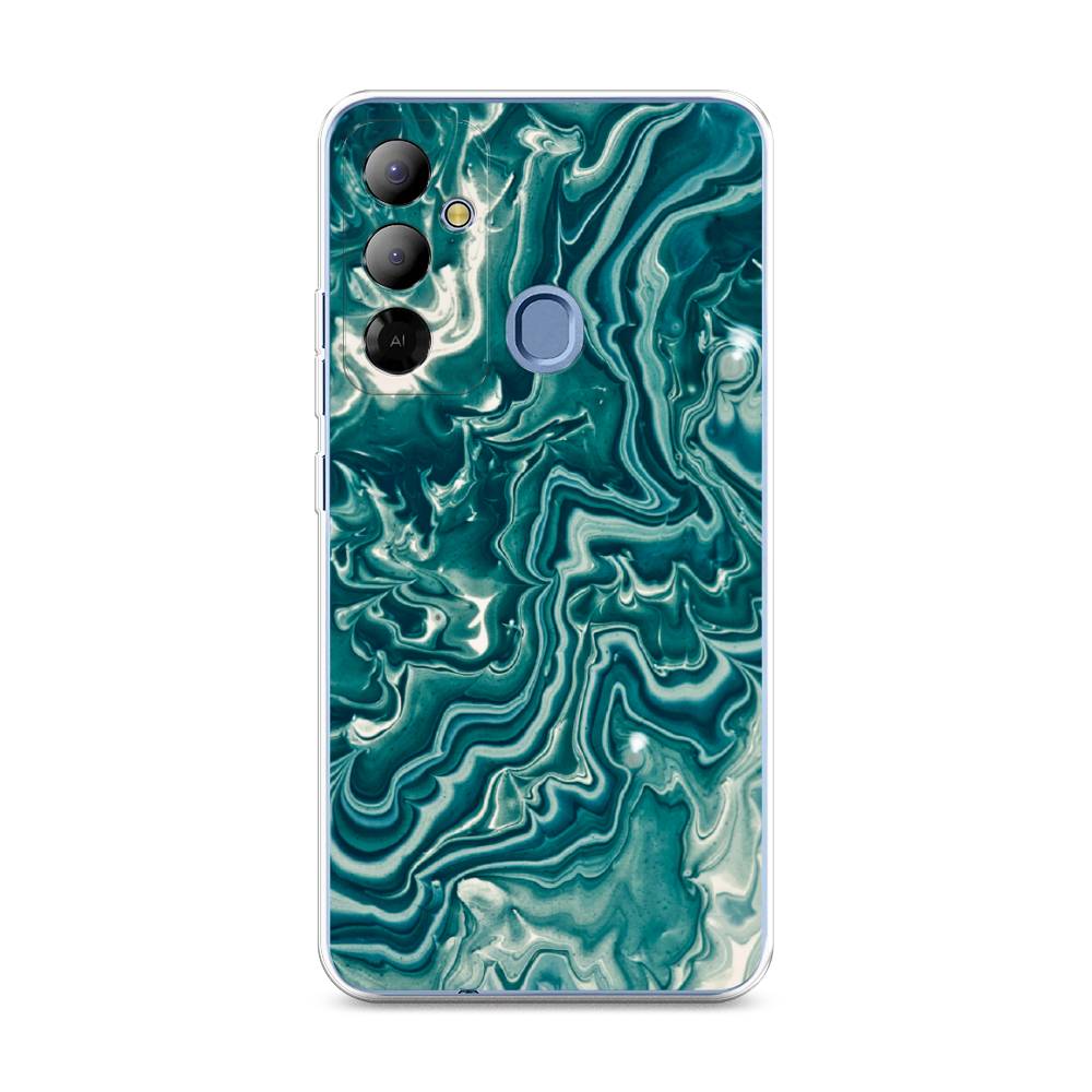 

Чехол Awog на Tecno Pop 6 Go "Минералы 4", Голубой, 302950-3
