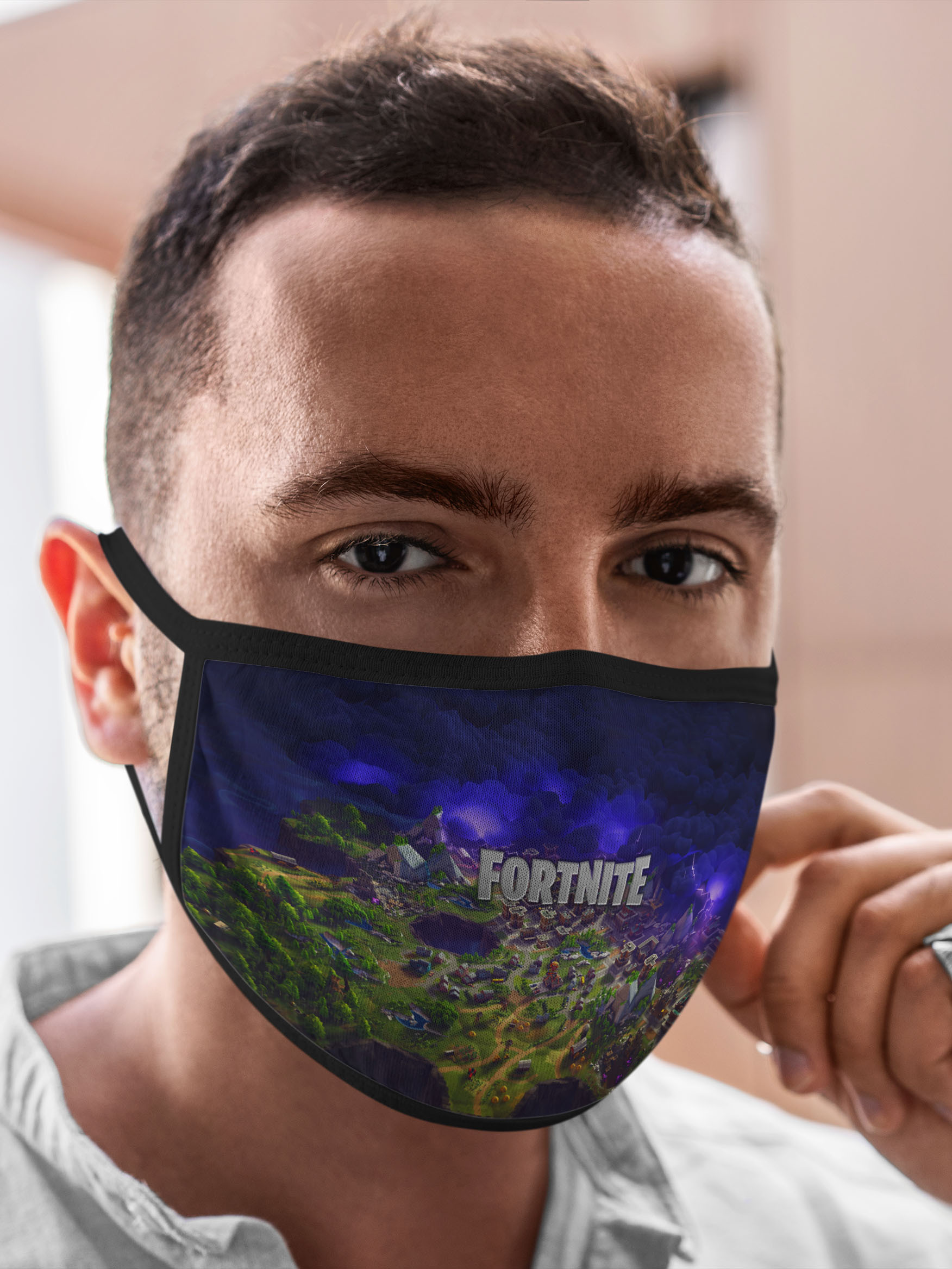 

Многоразовая маска унисекс Burnettie Fortnite, Разноцветный, Fortnite
