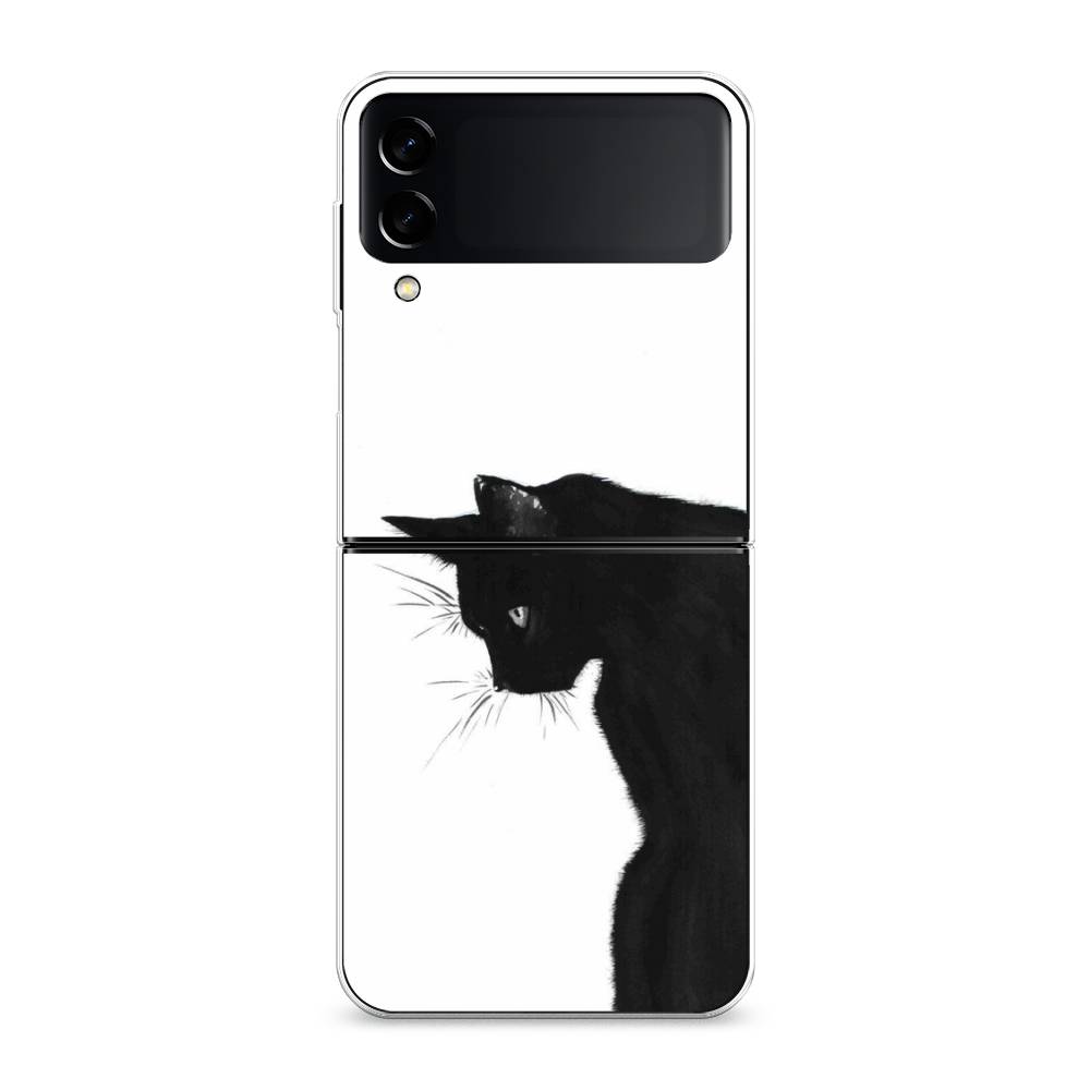 фото Чехол awog "black cat" для samsung galaxy z flip 3