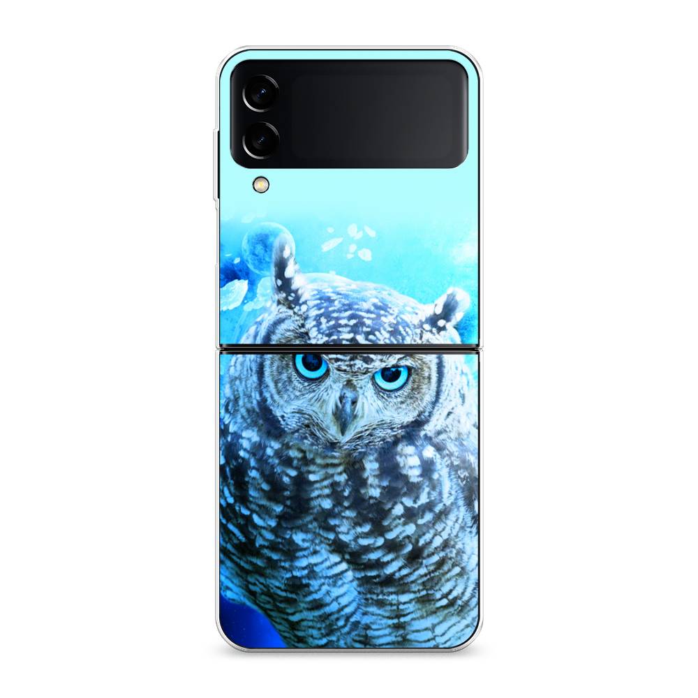 

Чехол Awog на Samsung Galaxy Z Flip 3 / Самсунг Z Flip 3 "Сова арт 7", Синий;голубой, 2103750-1