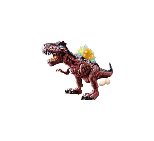 Купить Динозавр, ходячий, со световыми и звуковыми эффектами, откладывает яйца, 43х18, 5х28 см, Junfa toys,