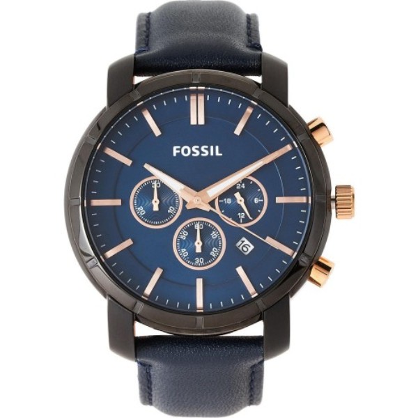 

Наручные часы мужские Fossil BQ2007 синие, BQ2007