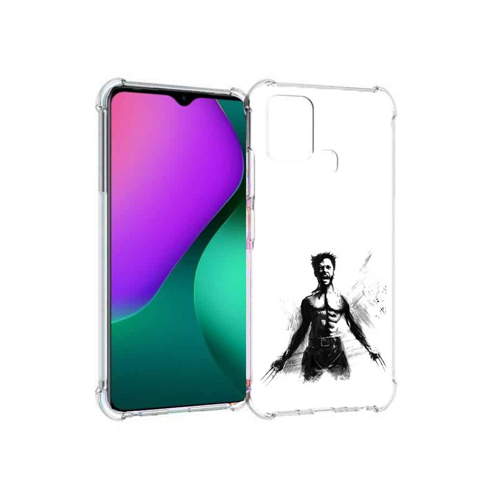 

Чехол MyPads Tocco для Infinix Hot 10 Play росомаха, Прозрачный, Tocco