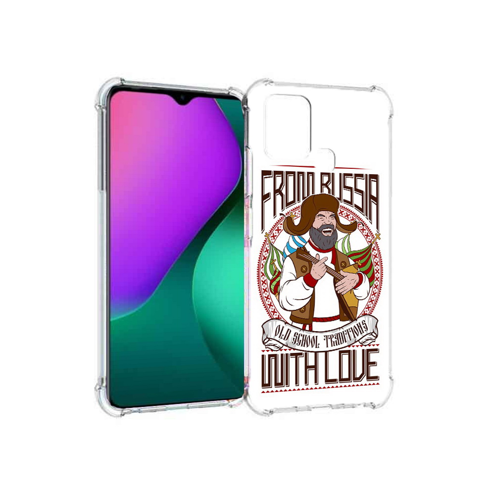 

Чехол MyPads Tocco для Infinix Hot 10 Play русский мужчина, Прозрачный, Tocco
