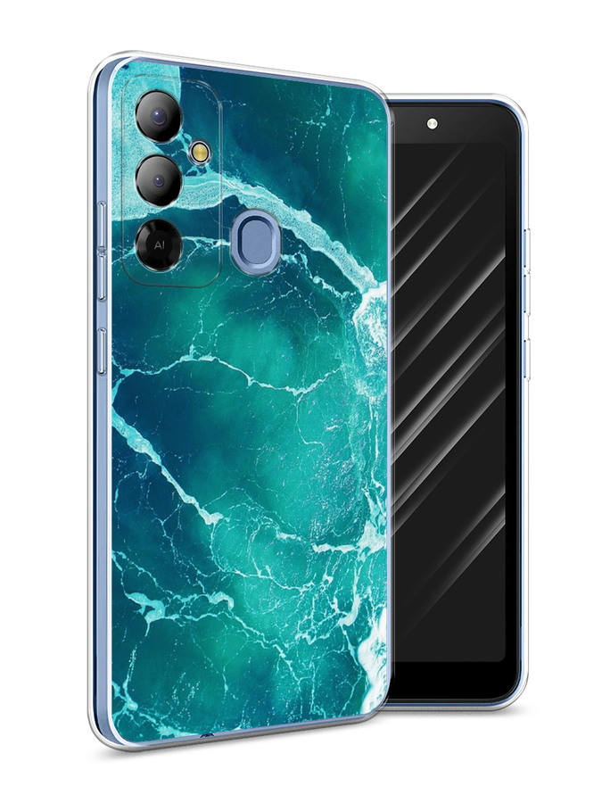 

Чехол Awog на Tecno Pop 6 Go "Изумрудный океан", Голубой;синий, 302950-4