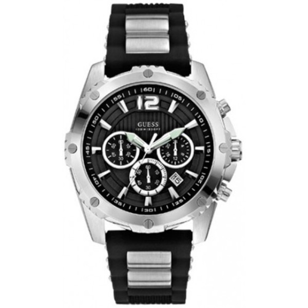 

Наручные часы мужские Guess W0167G1 черные, W0167G1