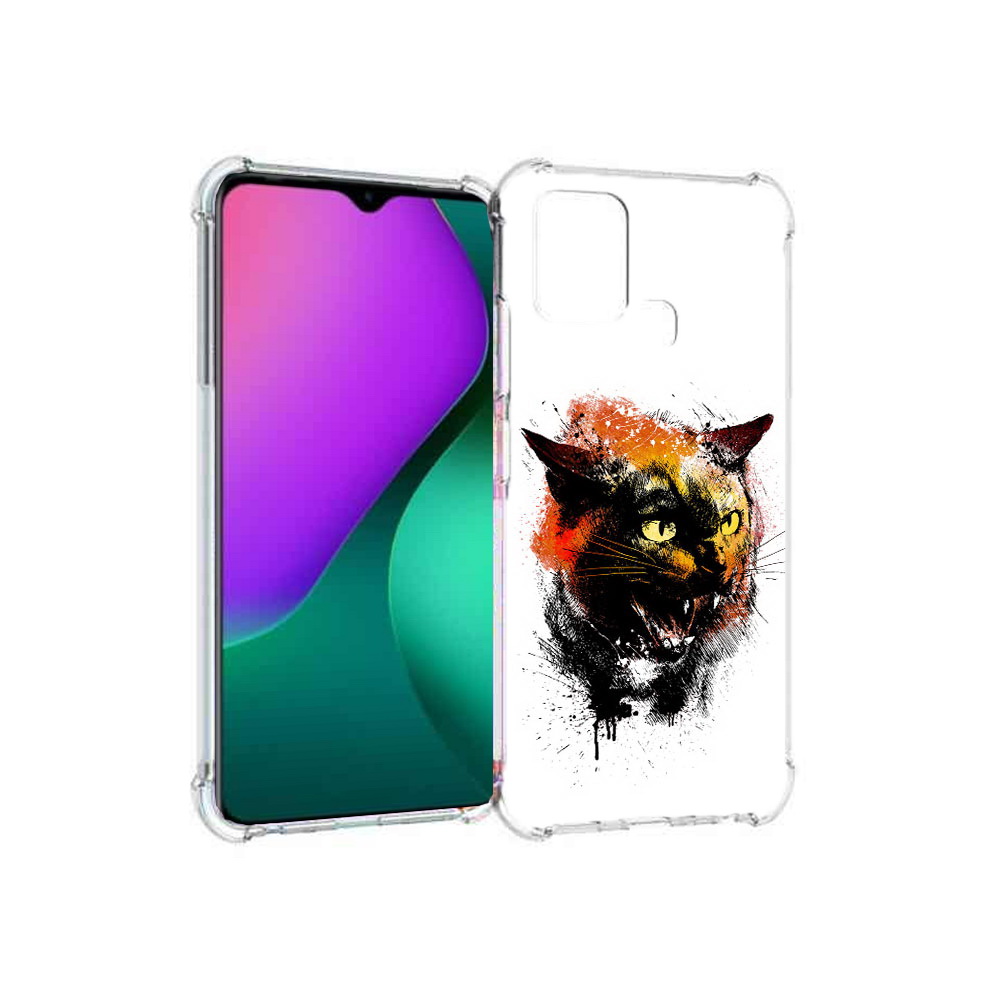

Чехол MyPads Tocco для Infinix Hot 10 Play сиамский кот, Прозрачный, Tocco